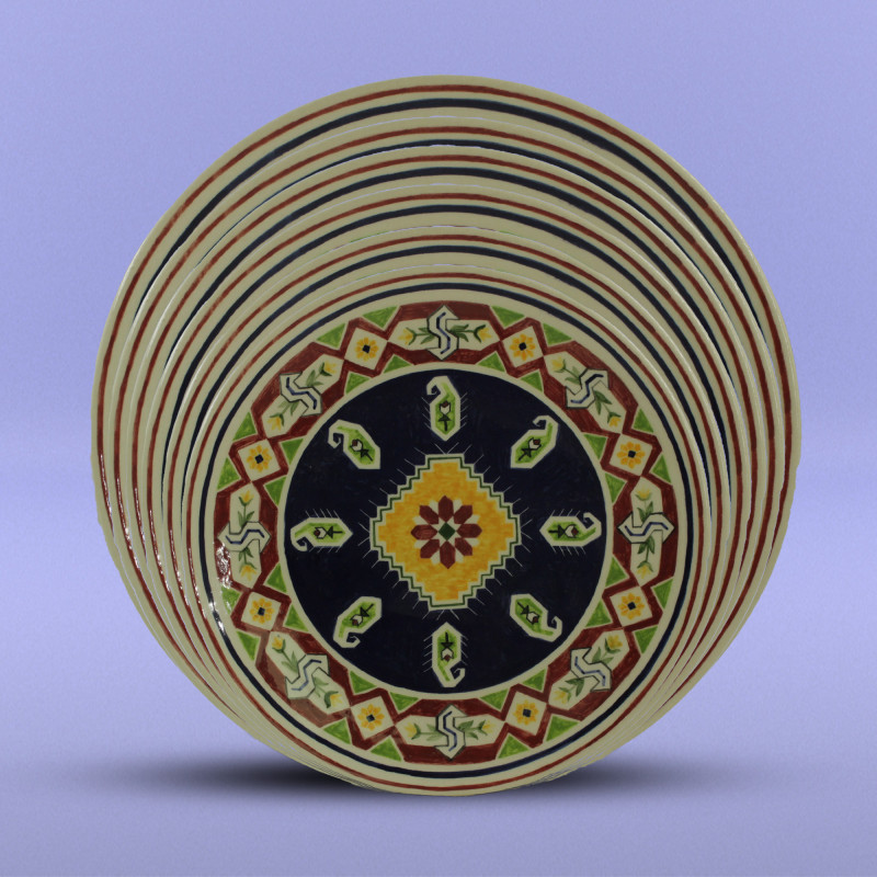 Boşqab Milli Xalça Motivləri-BUTA